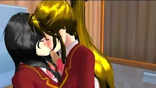 sakura kissing girl x girl lesbian love story sakuraschoolsimulator sss shortfilm
