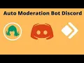 How to make Advanced Moderation Bot No Coding