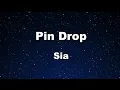 Download Lagu Karaoke♬ Pin Drop - Sia 【No Guide Melody】 Instrumental