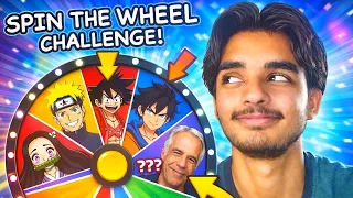 Spin the wheel challenge random anime character
