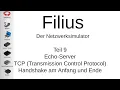 Filius Teil 9 Echo-Server TCP und Handshake German