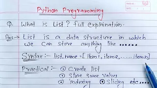 Python Lists Learn Coding