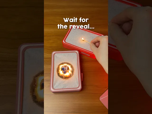 FLAME REVEAL | SURPRISE PHOTO HOLDER video thumbnail