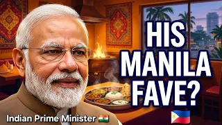 Eating at PM Narendra Modi’s FAVORITE Indian Restaurant in Manila! 🇵🇭🇮🇳 #narendramodi@NarendraModi 