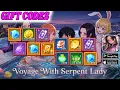 Voyage With Serpent Lady All 4 Working Gift Codes How to Redeem Voyage With Serpent Lady Codes
