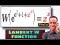Insane Exponential Equation Simplified in Minutes Watch Closely Lambert W Function