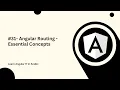Learn Angular 17 in Arabic - Angular Routing