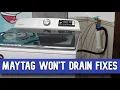 How to Fix a Newer Maytag Washing Machine that Won t Drain or Spin