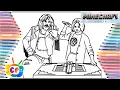 A Minecraft Movie all characters coloring page A Minecraft Movie Minecraft coloring pages