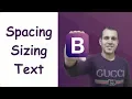 Bootstrap Sizing Width - Height Spacing Margin