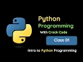 Intro to Python Python Full Course Class 1 - Mastering the Basics