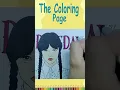 Wednesday Addams Coloring Page The Coloring Page