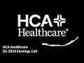 HCA Healthcare NYSE HCA - Q1 2024 Earnings Call