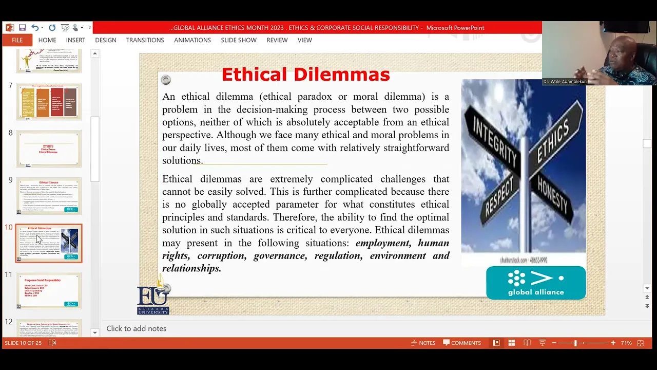 The Ethics of Corporate Social Responsibility by Wole Adamolekun