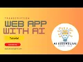 Create Your Very Own Transcription App with PHP and Open AI API - Step-by-Step Tutorial