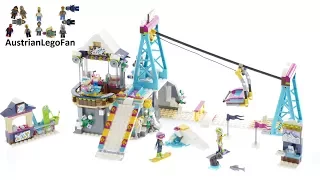 Lego Friends 41324 Snow Resort Ski Lift - Lego Speed Build Review