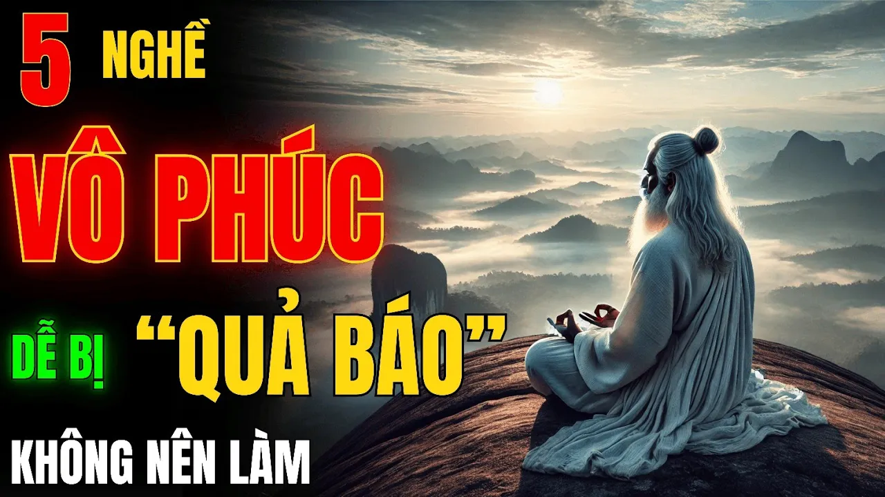 Outline Video 5 Nghề Nghiệp Dễ Gặp Quả Báo, Mất Phúc - Lời Khuyên Từ Cổ Nhân