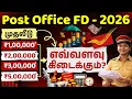 Post Office FD 2026 Latest July Interest Rates FD Calculation Explained in Tamil Meghala