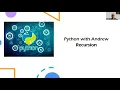 Python Functions - When should I use Recursion