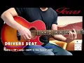 DRIVER'S SEAT - Guitar lesson - Intro + riff + solo with tabs (fast & slow) - Sniff 'n' the Tears