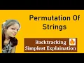 Permutation Using Backtracking Complete Backtracking Analysis Algo Code