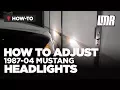 Mustang Headlights How To 87-04 Mustang Headlights