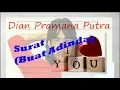 Download Lagu Dian Pramana Putra - Surat (Buat Adinda)