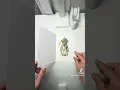 How to make a graduation origami gown hat out of dollar bill