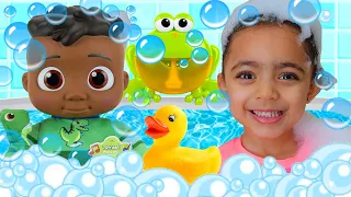 Download Morning Routine Bath Song with Cody Cocomelon Doll + Nursery Rhymes \u0026 Kids Sing Along Song MP3