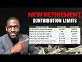 IRS Releases NEW 2026 Retirement Contribution Limits Here s How Much You Can Save