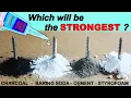 Lagu 3 Experiment Comparing The Strength: Baking Soda, Cement, Charcoal, Styrofoam