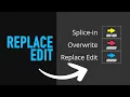 Replace Edit - Avid Media Composer Tutorial
