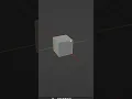 How to make a cube - Blender