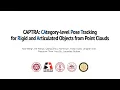 CAPTRA CAtegory-level Pose Tracking for Rigid and Articulated Objects from Point Clouds