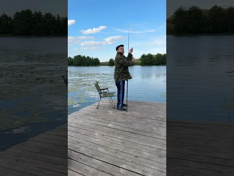 Когда с батей и другом на рыбалке😂