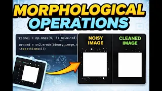 Image Processing morphological operation with OpenCV Erosion using Python