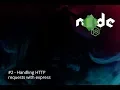 Node js tutorials - Handling HTTP requests