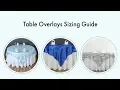Table Overlays Sizing Guide BalsaCircle com