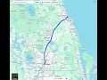 Fastest route from Daytona Beach to Orlando Flordia