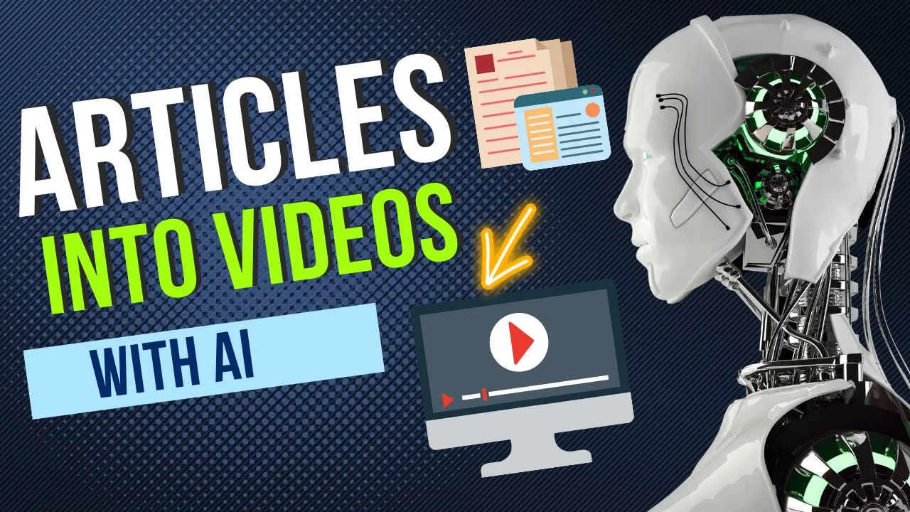 AI Tools That Turn Articles Into Videos YouTube video preview