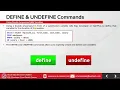6 2 Using Substitution Variables Double Ampersand and DEFINE UNDEFINE Commands