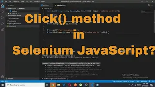 how to click an element in selenium webdriver using javascript click method Selenium Javascript