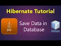 How to Save Data in Database Java Hibernate Tutorial 2020