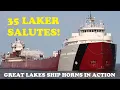 Lagu 35 Lakers Saluting! Great Lakes Ship Horns in Action