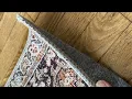 Loloi Layla Collection HOW TO cut a RUG PAD to fit your RUG