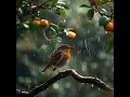 Gentle Showers and Birds in Calm