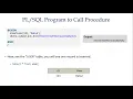 Lecture-29 PLSQL Procedure and Function
