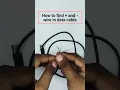 Download Lagu Cara menemukan kabel positif (+) dan negatif (-) pada kabel data. #dol #ytshorts #viral #howto #datacable