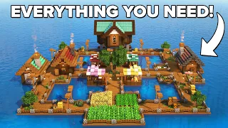 Minecraft: How to build a Floating Survival City | Tutorial🏠