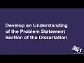 Dissertation 101 Problem vs Purpose Statements and Research Questions ACU Online Writing Center